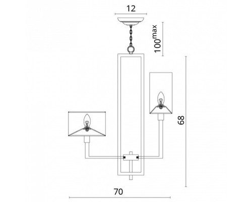 Подвесная люстра Divinare Porta 5933/01 LM-8