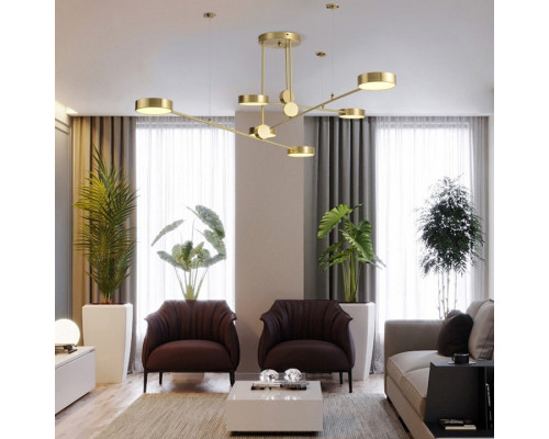 Потолочная люстра Imperiumloft Technum Led Gold TECHNUM-LED-GOLD01