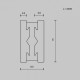 Трек накладной Maytoni Busbar trunkings Flarity TRX154-112BS