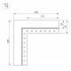 Соединитель угловой L-образный накладной Arlight S-LUX 030100