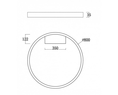 Накладной светильник Maytoni Rim MOD058CL-L50B4K