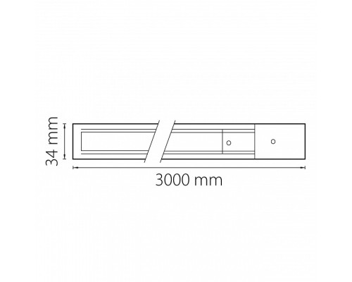 Трек накладной Lightstar Barra 502035