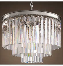 Подвесная люстра Imperiumloft Rh 1920S Odeon Clear Glass Fringe 40.1539