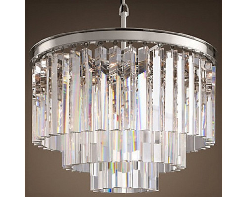 Подвесная люстра Imperiumloft Rh 1920S Odeon Clear Glass Fringe 40.1539