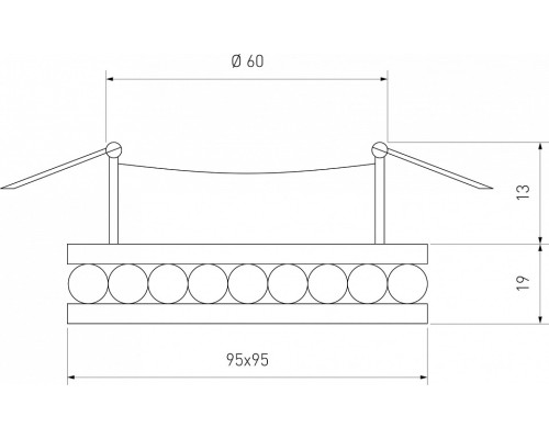 Встраиваемый светильник Elektrostandard Annuli a049338