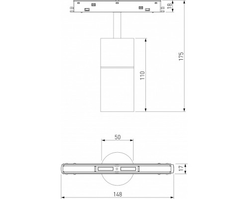 Светильник на штанге Elektrostandard Slim Magnetic a063537