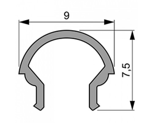 Профиль накладной Deko-Light R-01-05 984555