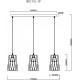 Подвесной светильник MyFar Scrum MR1701-3P