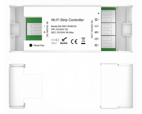 Контроллер-регулятор цвета RGBW Wi-Fi для смартфонов и планшетов ST-Luce Around ST9000.500.01RGBCW