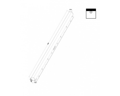 Встраиваемый светильник Maytoni Basis TR030-2-24W4K-B