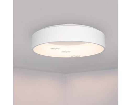 Накладной светильник Arlight SP-TOR-RING-SURFACE-R600-42W Warm3000 (WH, 120 deg) 022137(1)