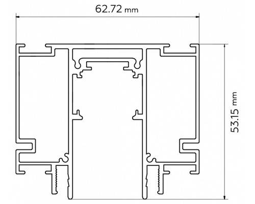 Трек встраиваемый Ambrella Light GL GL3262