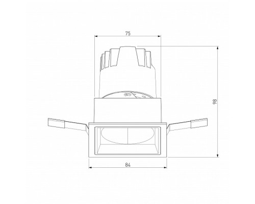 Встраиваемый светильник Elektrostandard Inline a064614