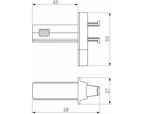 Соединитель гибкий для треков Elektrostandard Slim Magnetic a063967