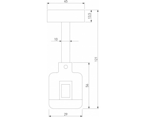 Основание на штанге Elektrostandard Esthetic Magnetic a065437