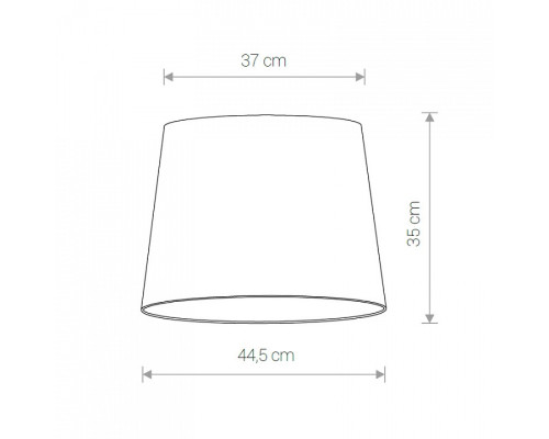 Плафон текстильный Nowodvorski Cameleon Cone M WH 8413