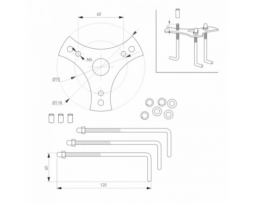 Наземный высокий светильник Arlight Stem 029966