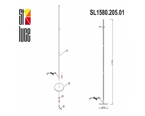 Торшер ST-Luce Ralio SL1580.205.01