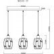 Подвесной светильник MyFar Huston MR1691-3P