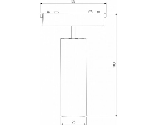 Светильник на штанге Elektrostandard Flat Magnetic a063713