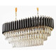 Подвесной светильник Imperiumloft Empire Black Rectangular Chandelier Crystal 40.2893