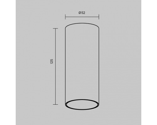 Накладной светильник Maytoni FOCUS LED C056CL-L12W4K-W-BS