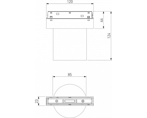 Накладной светильник Elektrostandard Slim Magnetic a063494