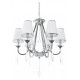 Подвесная люстра LUMINA DECO Milesia LDP 8926-6 WT+CHR