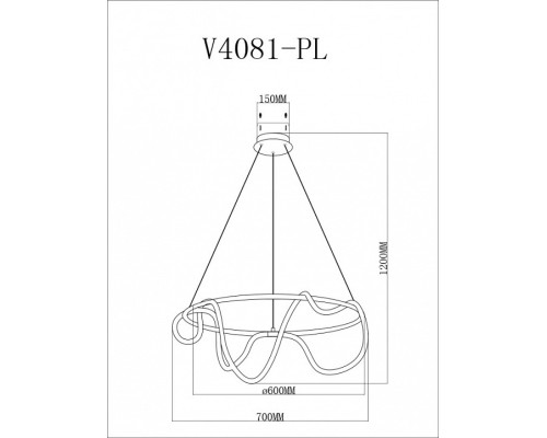 Подвесной светильник Moderli TRUE V4081-PL