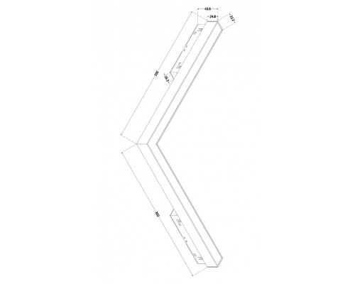 Встраиваемый светильник Maytoni Basis TR042-4-24W3K-WW-DS