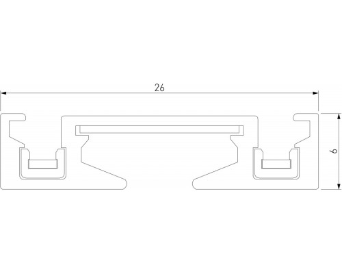 Трек накладной Elektrostandard Flat Magnetic a063722