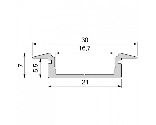 Профиль встраиваемый Deko-Light ET-01-15 975061