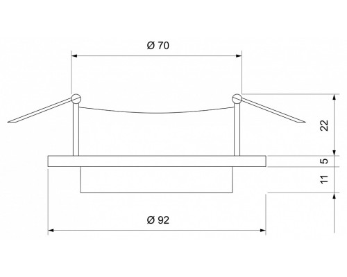 Встраиваемый светильник Elektrostandard 116 MR16 a055670