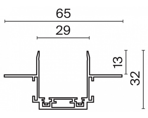 Трек встраиваемый Maytoni Busbar trunkings Radity TRA084MP-12W