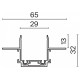 Трек встраиваемый Maytoni Busbar trunkings Radity TRA084MP-12W