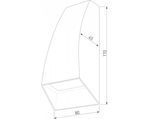 Накладной светильник Elektrostandard Forw a057010