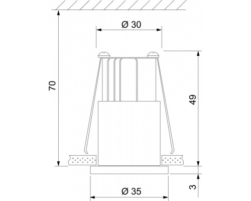 Встраиваемый светильник Elektrostandard 15269/LED a056020