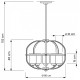 Люстра на штанге LUMINA DECO Monterey LDP 1141-5 BK+MD