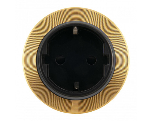 Розетка с заземлением на треке Arte Milano Am-track-sockets-39 397952TS/ES Gold