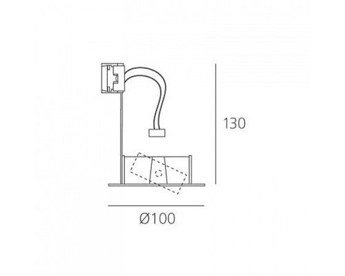 Встраиваемый светильник Artemide  M042500