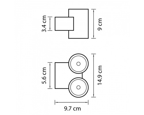 Накладной светильник Lightstar Paro LED 352694