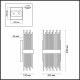 Накладной светильник Odeon Light Focco 4722/4W