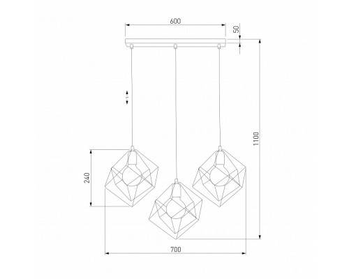 Подвесной светильник TK Lighting Alambre 190 Alambre