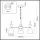 Подвесная люстра Lumion Gemma 3785/3