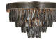 Подвесная люстра LUMINA DECO Chici LDP 6002-500 R.GD+GY