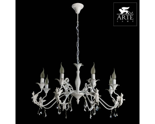 Подвесная люстра Arte Lamp Angelina A5349LM-8WH