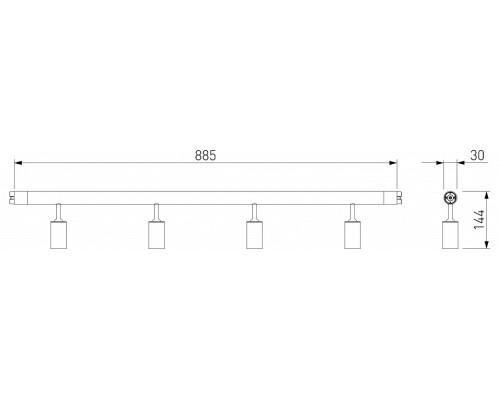 Модульный светильник Elektrostandard Module System a066179