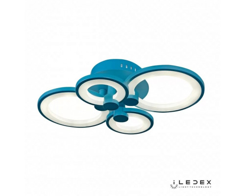 Потолочная люстра iLedex Ring A001/4 BLUE