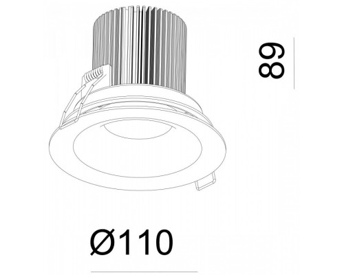 Встраиваемый светильник Deko-Light  565224