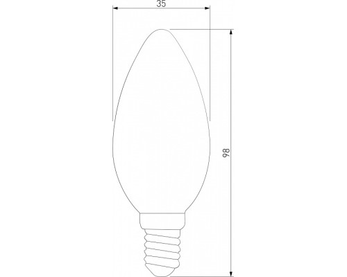 Лампа светодиодная Elektrostandard Свеча F E14 7Вт 3300K a049066